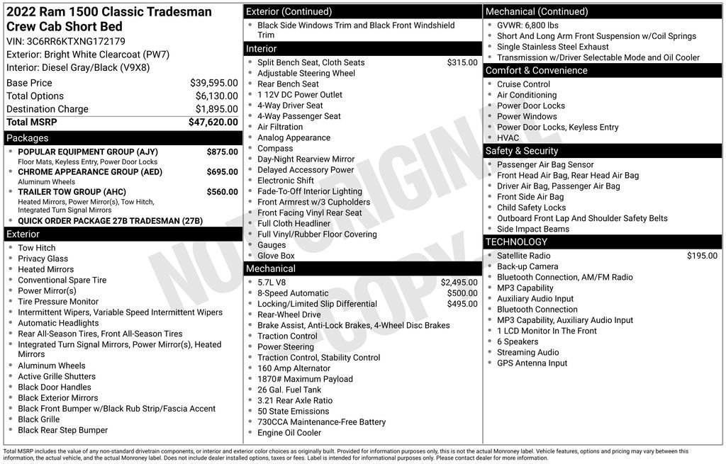 ram ram 1500 classic 2022 3C6RR6KTXNG172179 image ram ram 1500 classic 2022 3C6RR6KTXNG172179 image
